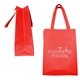 a red thrifty grocery tote bag