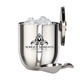 a stainless steel snowfox(r) ice bucket