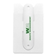 aerial view a white silicone stand smart wallet phone stand, image 1 of 2
