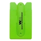aerial view a green silicone stand smart wallet phone stand, image 1 of 2