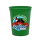 a green cups - on - the - go 16 oz stadium cup with digital imprint