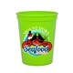 a lime green cups - on - the - go 16 oz stadium cup with digital imprint