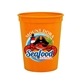 a orange cups - on - the - go 16 oz stadium cup with digital imprint