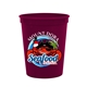 a maroon cups - on - the - go 16 oz stadium cup with digital imprint