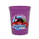 a violet cups - on - the - go 16 oz stadium cup with digital imprint