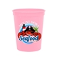 a awareness pink cups - on - the - go 16 oz stadium cup with digital imprint