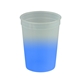 aerial view a frost to blue 12 oz cups on the go cool color changing mood cup, image 1 of 2