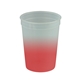 aerial view a frost to red 12 oz cups on the go cool color changing mood cup, image 1 of 2