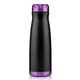 aerial view a black/purple 17 oz urban bottle, image 1 of 3