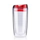 aerial view a red 14 oz ringo tumbler, image 1 of 3