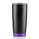 a black/purple 20 oz joe 2 tumbler