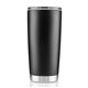 a black/silver 20 oz joe 2 tumbler