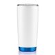 a white/blue 20 oz joe 2 tumbler