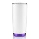 a white/purple 20 oz joe 2 tumbler