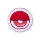aerial view a red zoom / selfie ring light, image 1 of 4