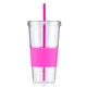 a magenta pink 24 oz burpy tumbler
