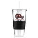 aerial view a tire 24 oz burpy tire tumbler, image 1 of 2