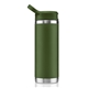 aerial view a green 18 oz pioneer bottle, image 1 of 2