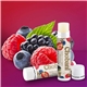 aerial view a mixed berry promotional lip balm with natural beeswax formula, image 1 of 2