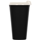 aerial view a black tumbler with black liner 16 oz infinity 2 tumbler, image 1 of 2