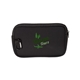 aerial view a black accessory pouch - neoprene, image 1 of 4