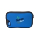 aerial view a blue accessory pouch - neoprene, image 1 of 2
