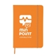 aerial view a orange comfort revello soft bound cover touch bound journal - 5 x 7, image 1 of 2