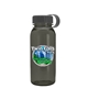 a black lid & smoke bottle cadet - 18 oz tritan(tm) bottle with tethered lid and digital imprint