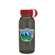 a red lid & smoke bottle cadet - 18 oz tritan(tm) bottle with tethered lid and digital imprint