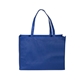 aerial view a reflex blue celebration shopping non woven standard tote bag 16 x 12, image 1 of 2