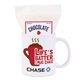 a white fresh beginnings(r) full color mug and cake mix gift set