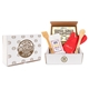 aerial view a red fresh beginnings sugar cookie baking set, image 1 of 5