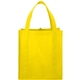 aerial view a yellow value grocery tote - 13 x 12, image 1 of 4