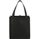 aerial view a black value grocery tote - 13 x 12, image 1 of 6