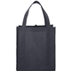 aerial view a charcoal value grocery tote - 13 x 12, image 1 of 4