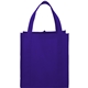 aerial view a purple value grocery tote - 13 x 12, image 1 of 4