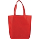 aerial view a red eros bottom - gussetnon - woven shopper tote, image 1 of 4