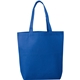 aerial view a royal blue eros bottom - gussetnon - woven shopper tote, image 1 of 4
