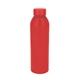 aerial view a red 22 oz serena aluminum bottle, image 1 of 3