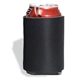 aerial view a black folding foam can cooler sleeve, image 1 of 4