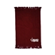 aerial view a burgundy 100 cotton velour sport towel, image 1 of 2