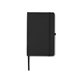 aerial view a black core365 soft cover journal notebook 5.25 x 8.25, image 1 of 7