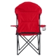 aerial view a cabana red hampton xl folding outdoor camping chair, image 1 of 5