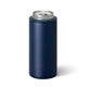 aerial view a navy 12 oz swig life(tm) skinny can cooler, image 1 of 2