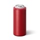 aerial view a red 12 oz swig life(tm) skinny can cooler, image 1 of 2