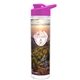 a pink the chiller full color wrap - 16 oz insulated bottle with drink thru lid
