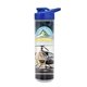 a royal blue the chiller full color wrap - 16 oz insulated bottle with drink thru lid