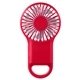 aerial view a cabana red prime line hampton usb clip fan, image 1 of 5