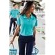 a group of port authority(r) womens dry zone(r) uv micro - mesh polo