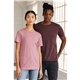 a group of bella+canvas (r) unisex heather cvc short sleeve tee